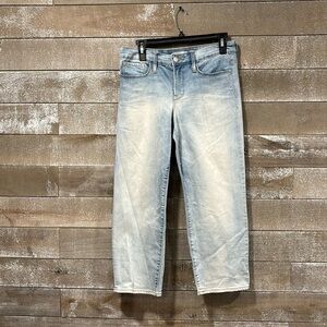 Athleta sculptek lightwash crop Jean 8P